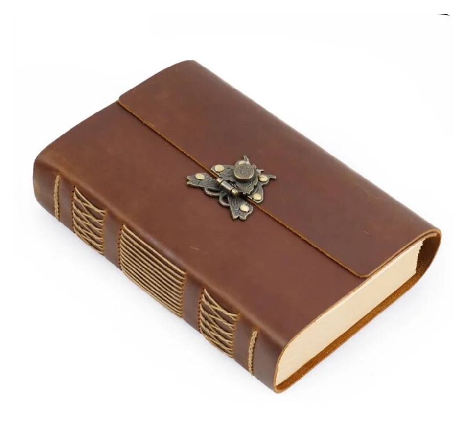 Genuine Leather Sketchbook Retro Diary Thickened Notebook