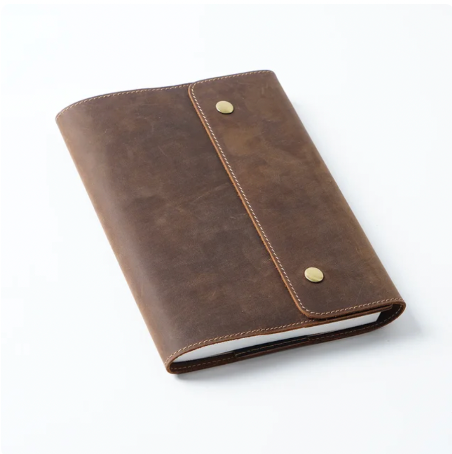 Genuine Leather Notebook Vintage Cowhide Notepad Creative  Sketchbook Diary Notebook