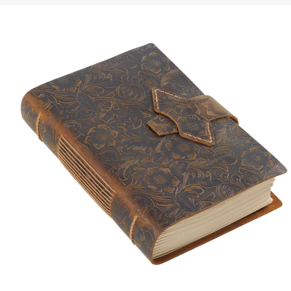 Genuine Leather A5 Size Sketchbook Retro Diary with Pen Loop Neutral Cowhide Notepad Handmade Notebook