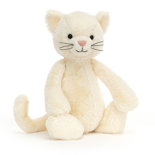 Jellycat Bashful Cream Kitten MEDIUM - H31 X W12 CM