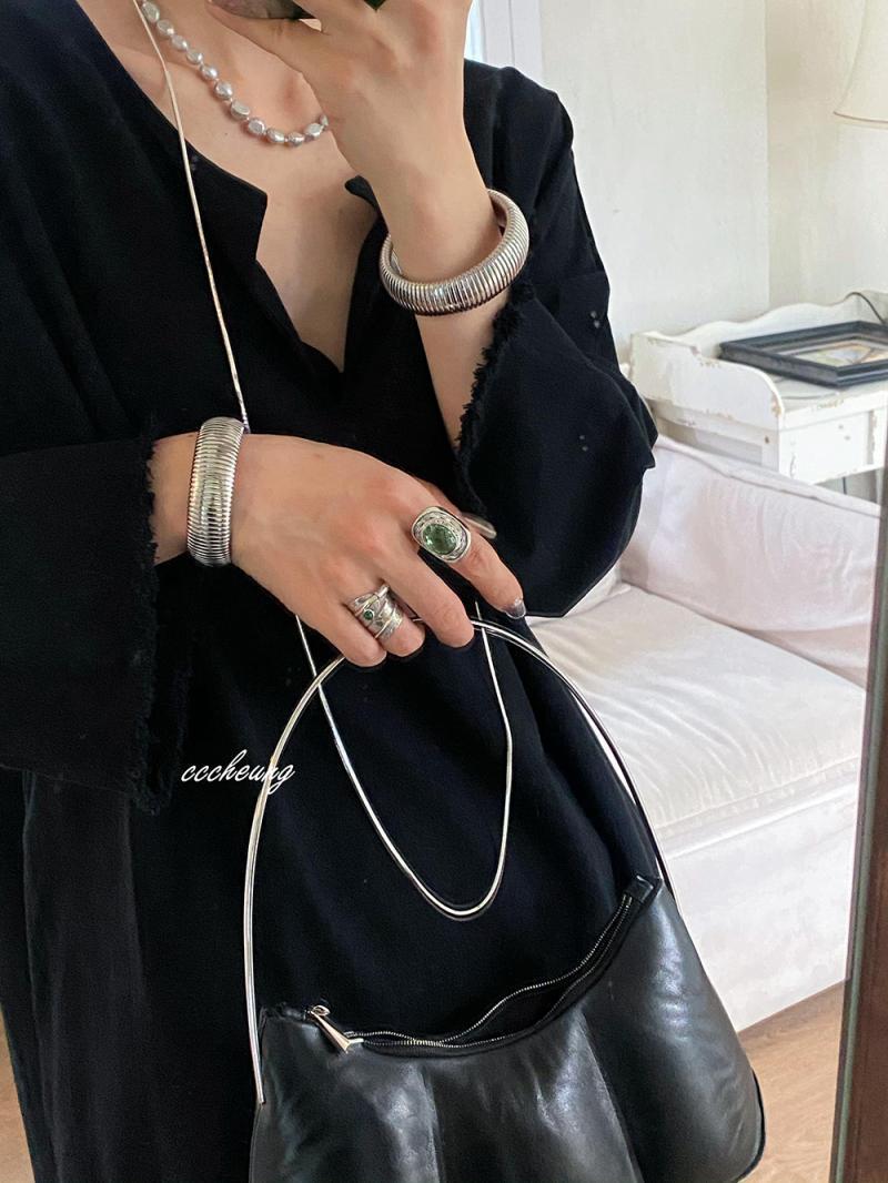 Exaggerated Oversized 925 Silver Ring: Nepalese Pure Silver Ring