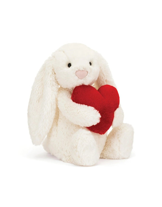 Jellycat Bashful Red Love Heart Bunny
