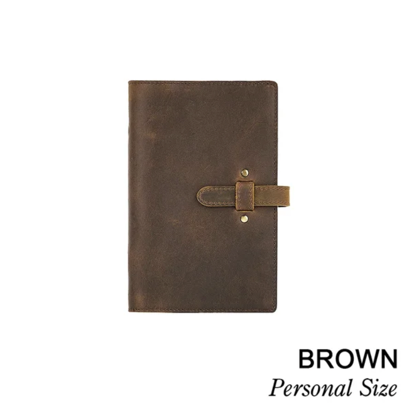 Vintage Genuine Leather Notebook Personal Diary Travel Journal Planner