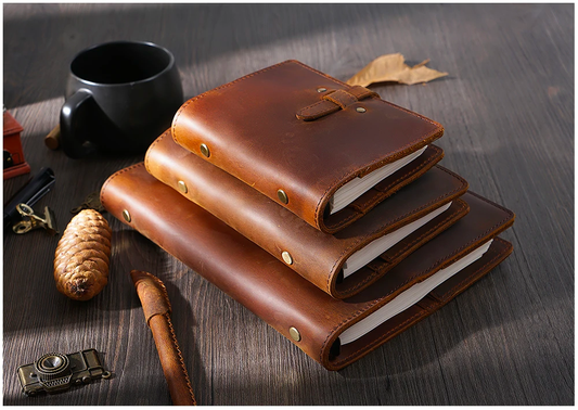 Vintage Genuine Leather Notebook Personal Diary Travel Journal Planner