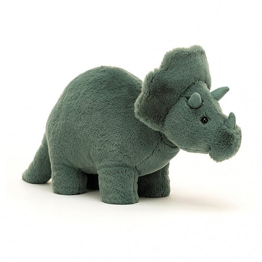 Jellycat Fossilly Triceratops MEDIUM - H17 X W11 CM