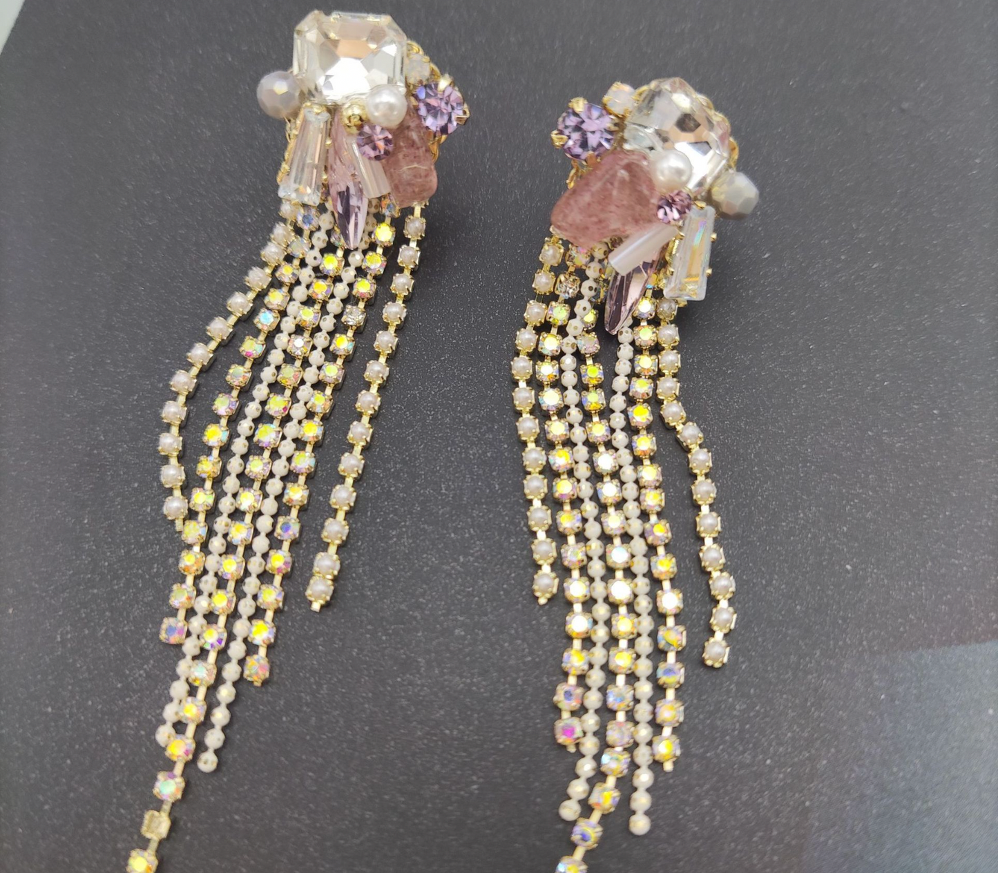 S925 Silver Needles and Genuine Gold Plating Exquisite Italian Handcrafted Earrings