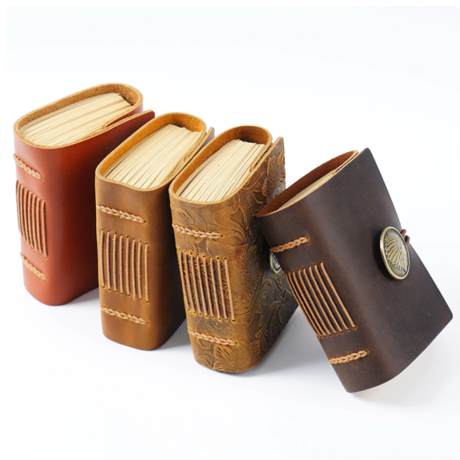 Genuine Leather Notebook Portable Diary Graffiti Sketchbook