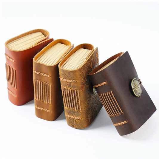 Genuine Leather Notebook Portable Diary Graffiti Sketchbook