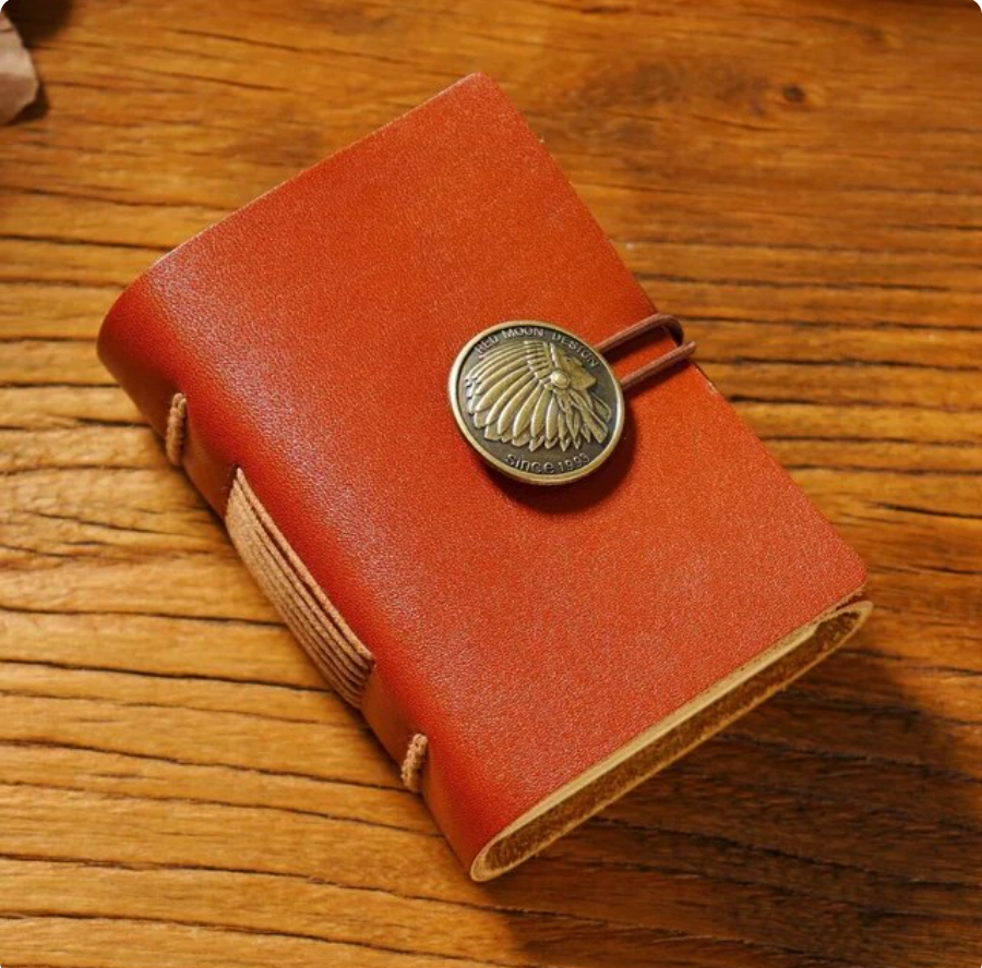 Genuine Leather Notebook Portable Diary Graffiti Sketchbook