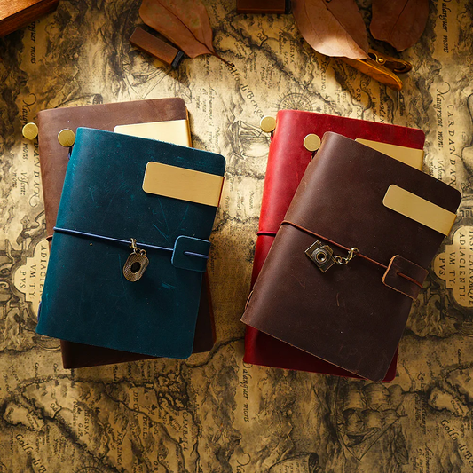 Leather Journal Traveler's Notebook Retro Handmade Diary Portable Sketchbook