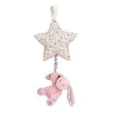 Jellycat blossom tulip bunny star musical pull