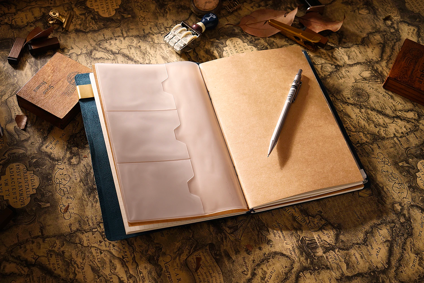 Leather Journal Traveler's Notebook Retro Handmade Diary Portable Sketchbook