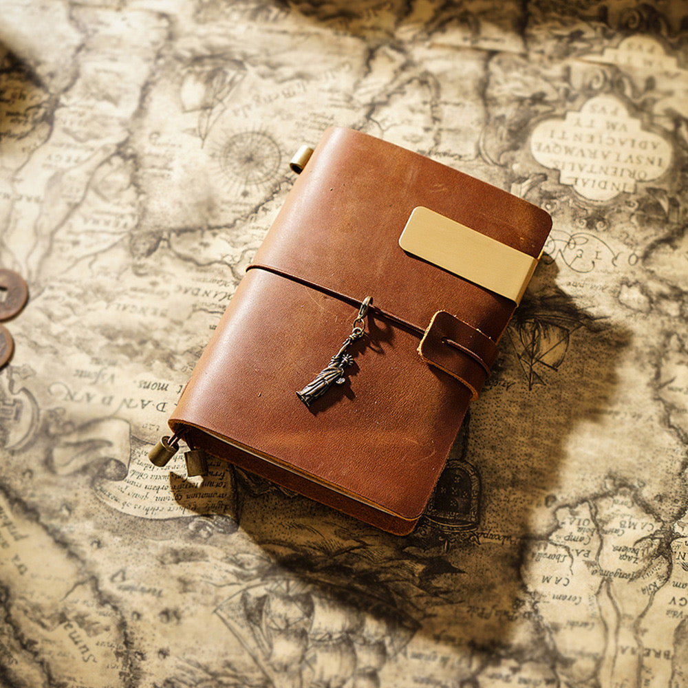 Leather Journal Traveler's Notebook Retro Handmade Diary Portable Sketchbook