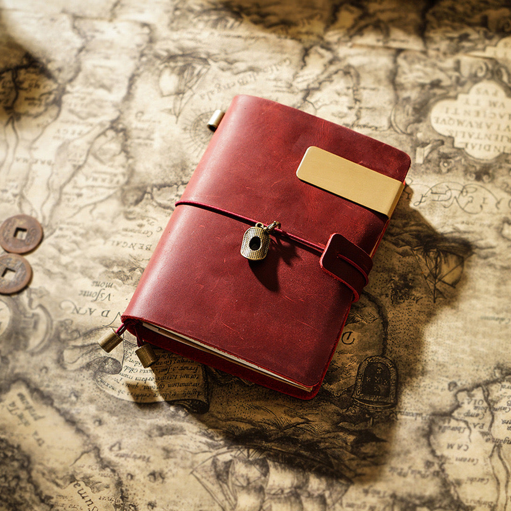 Leather Journal Traveler's Notebook Retro Handmade Diary Portable Sketchbook