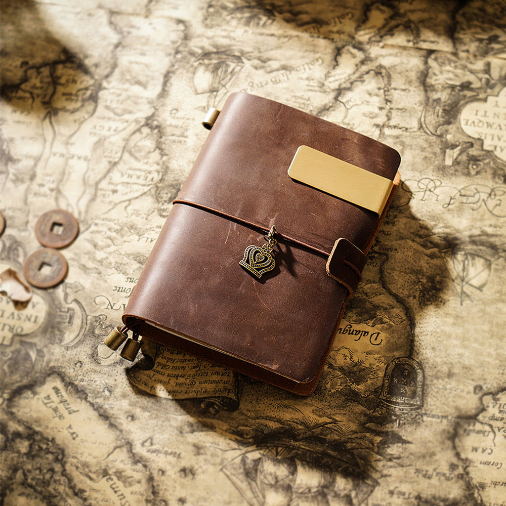 Leather Journal Traveler's Notebook Retro Handmade Diary Portable Sketchbook