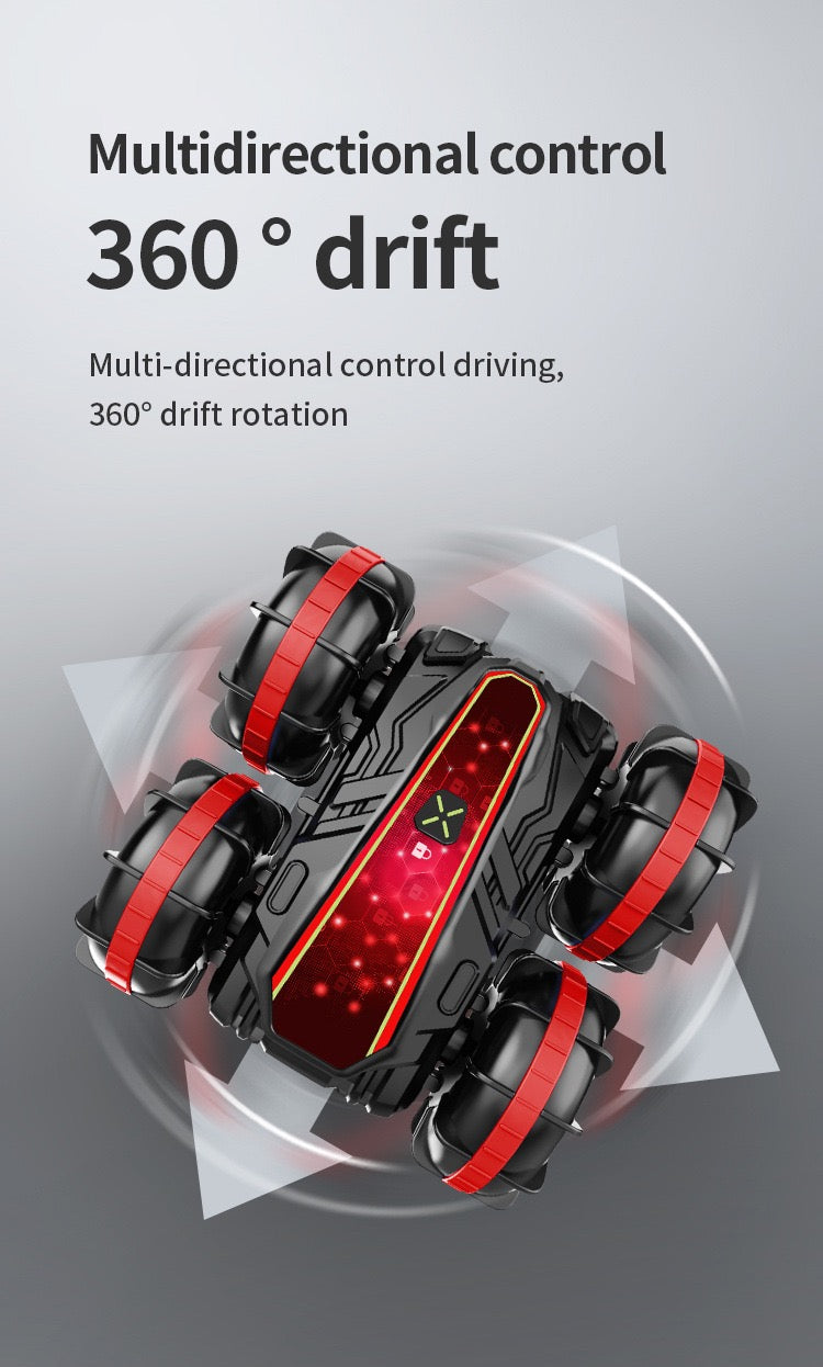 Remote Control RC Car 360 Degree Buggy Roll Deformation Vehicle Kids