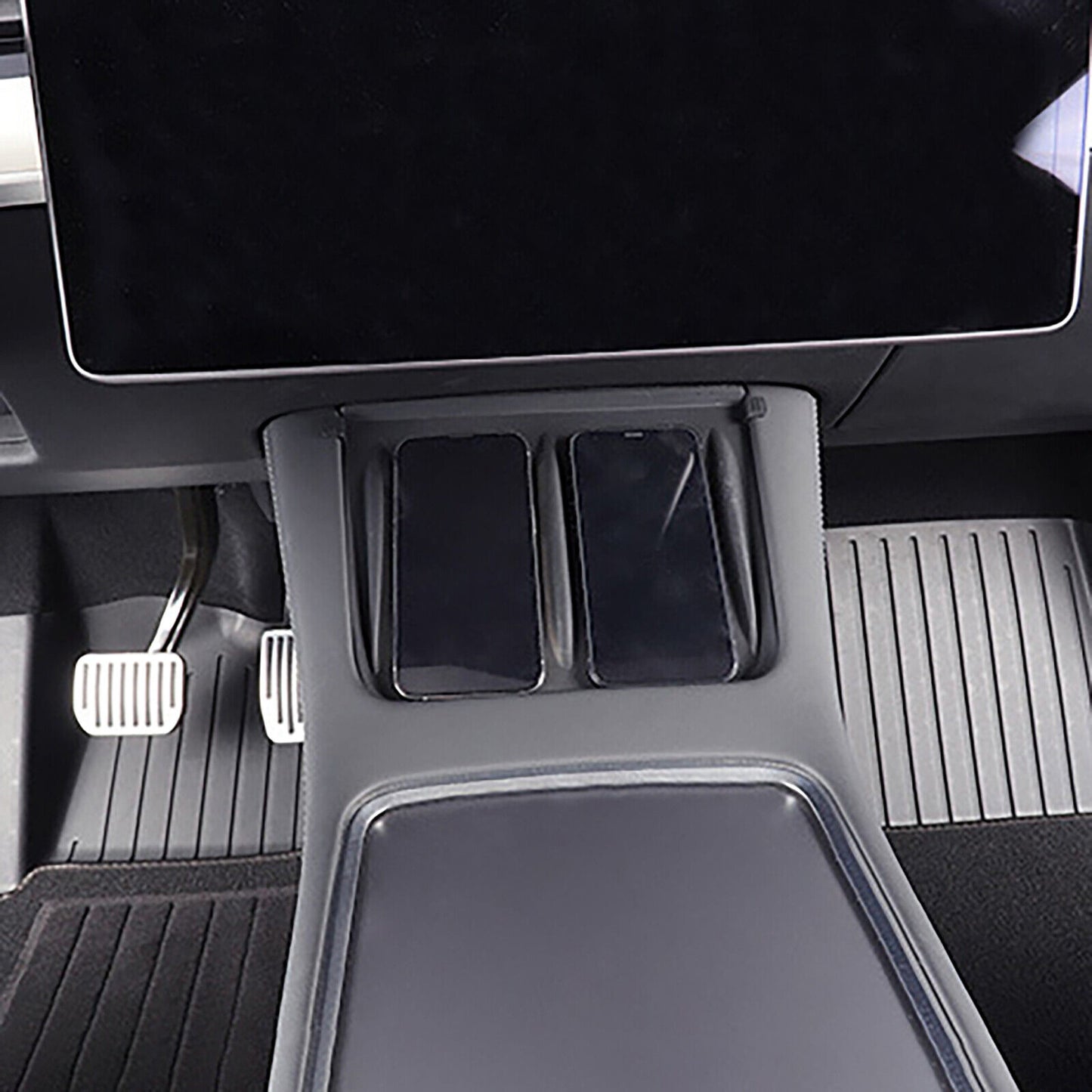 For Tesla Model 3 Y Center Console Wireless Charging Phone Charger Anti-slip Mat