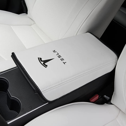 For Tesla Model Y 3 Car Armrest Box Cover Central Control Armrest Decoration
