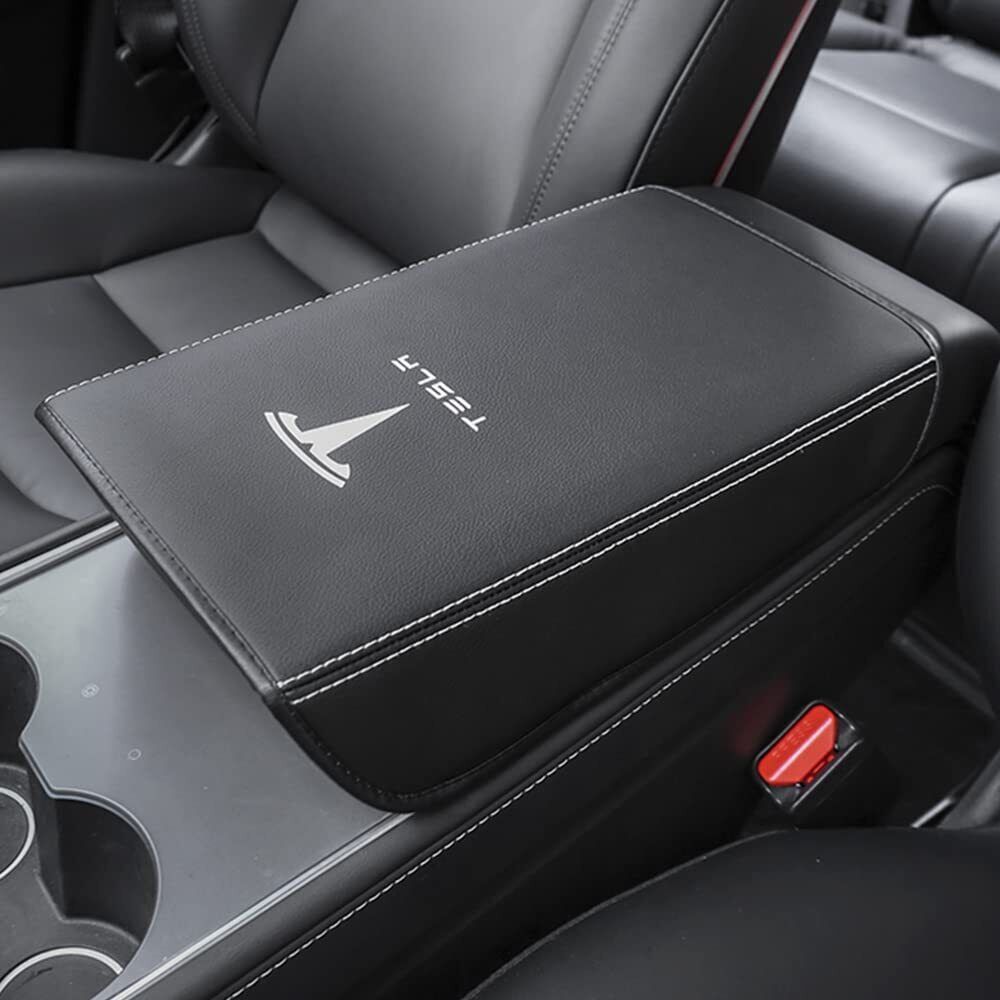 For Tesla Model Y 3 Car Armrest Box Cover Central Control Armrest Decoration