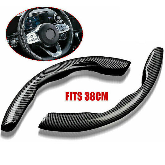 For Tesla Model 3/Y 2016-23 Dry Carbon Fiber Steering Wheel Cover